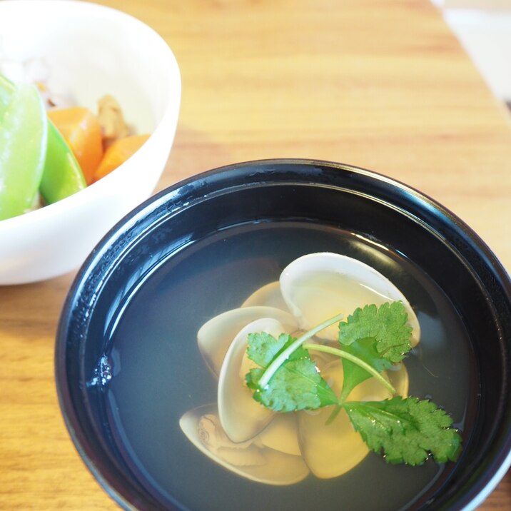 お食い初め☆初節句に！蛤のお吸い物